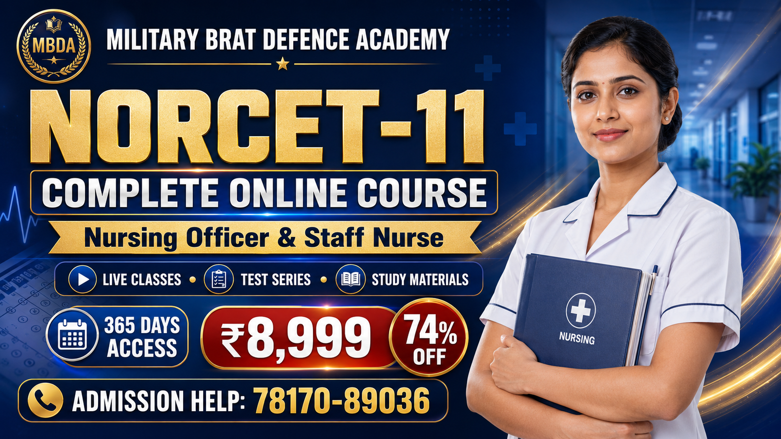 NORCET-11 Complete Online Course course thumbnail