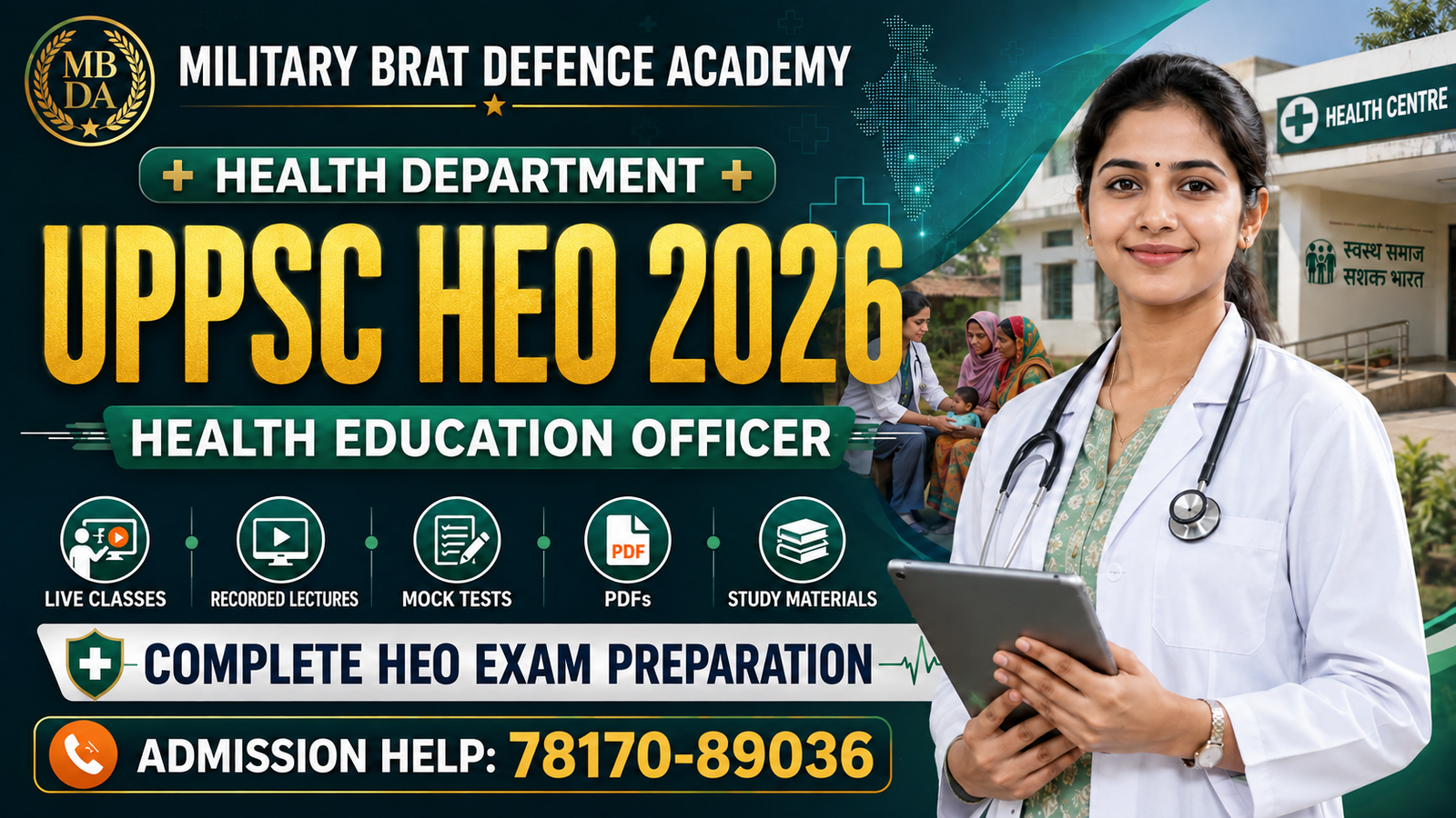 UPPSC HEO Course 2026 | Health Education Officer Online Coaching