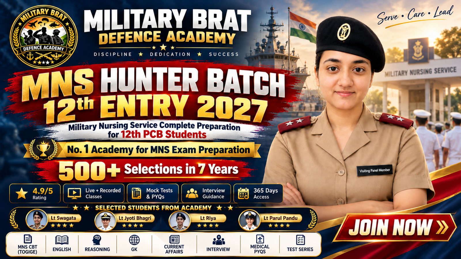 MNS Hunter Batch-12th Entry 2027