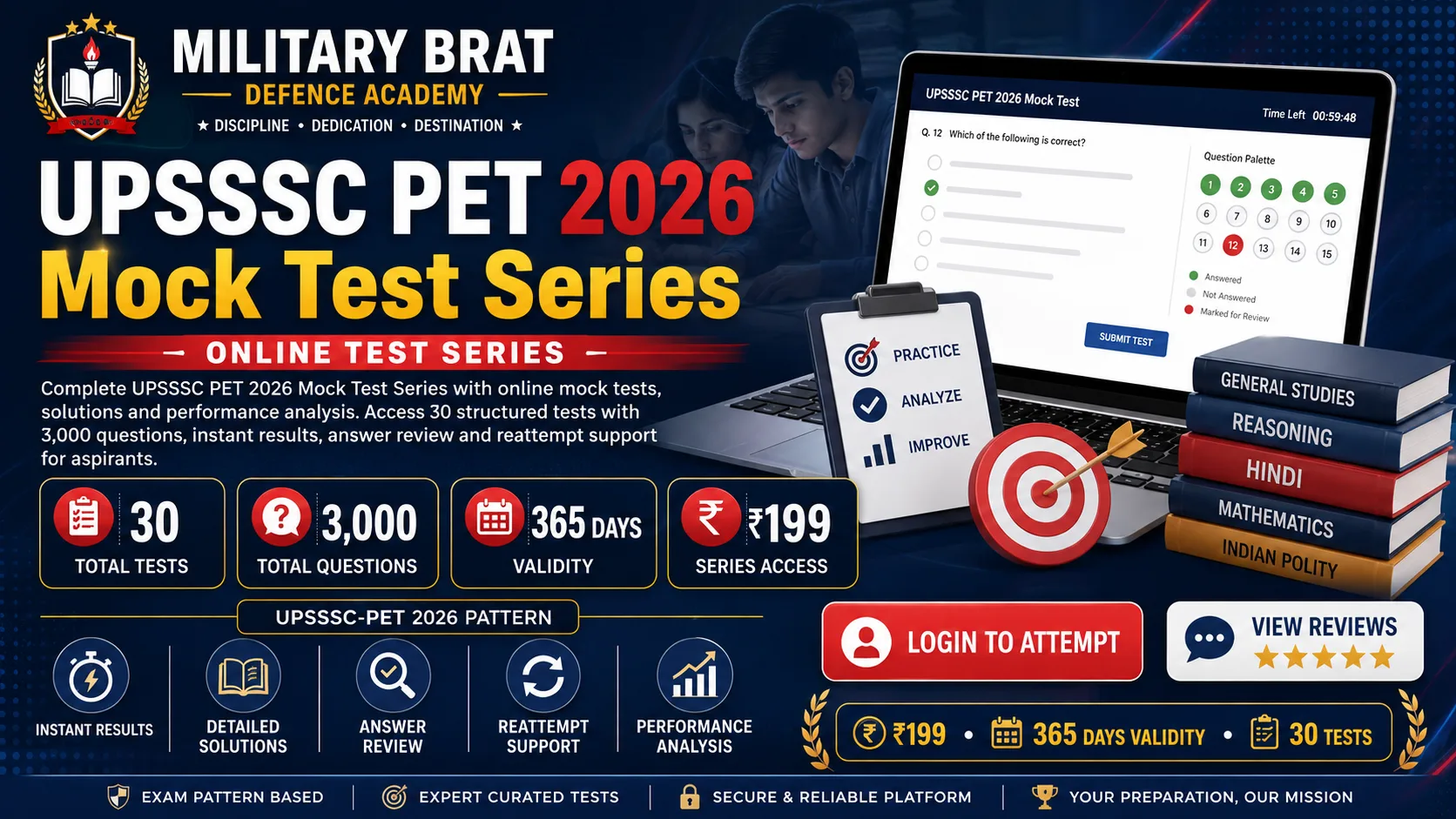 UPSSSC PET 2026 Mock Test Series