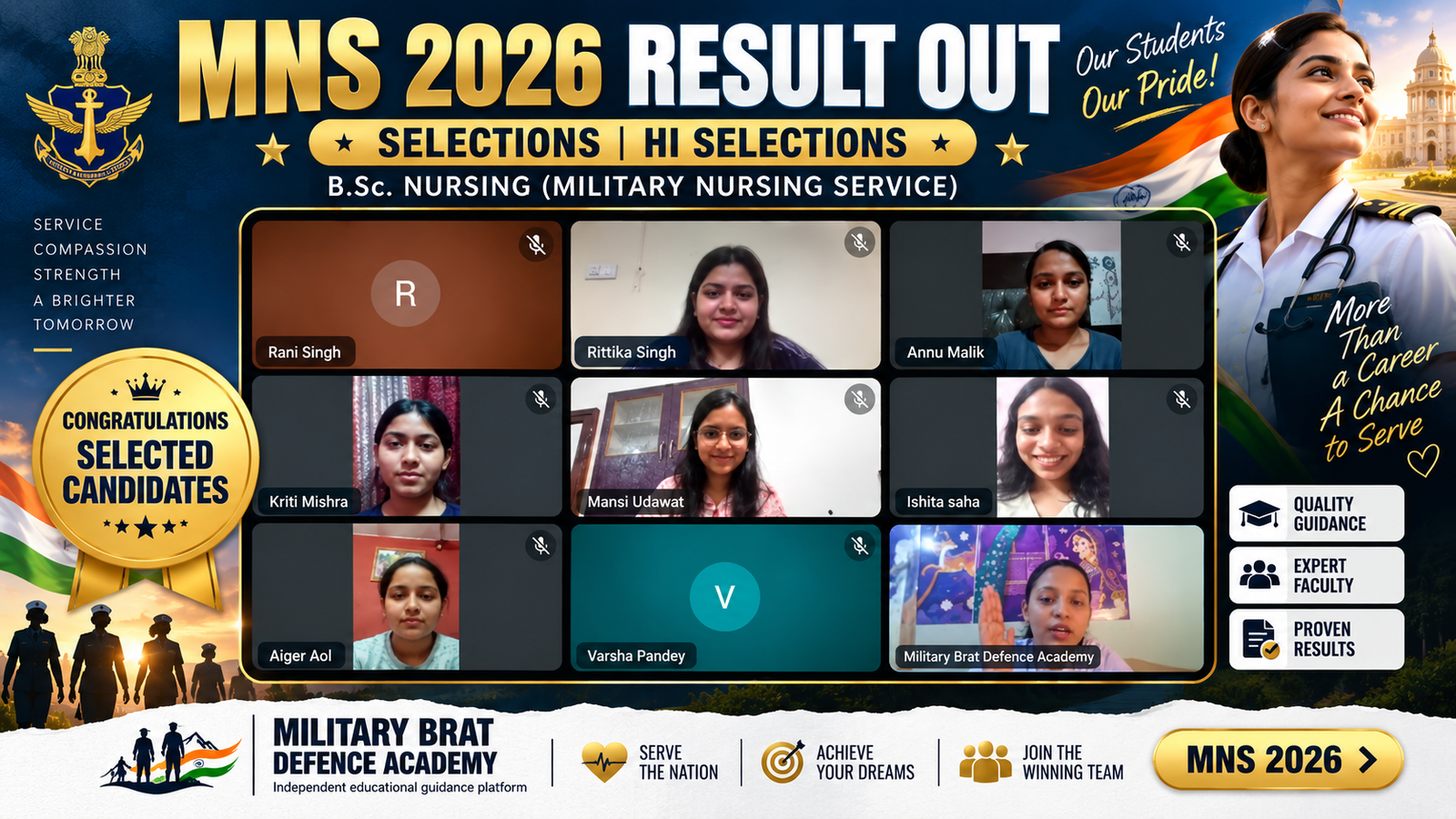 MNS Exam Merit List Out