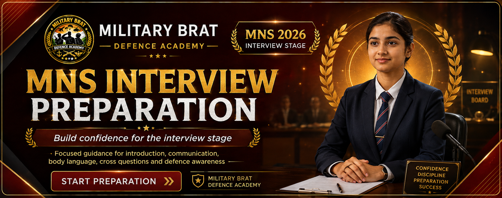 MNS interview preparation Military Brat Defence Academy