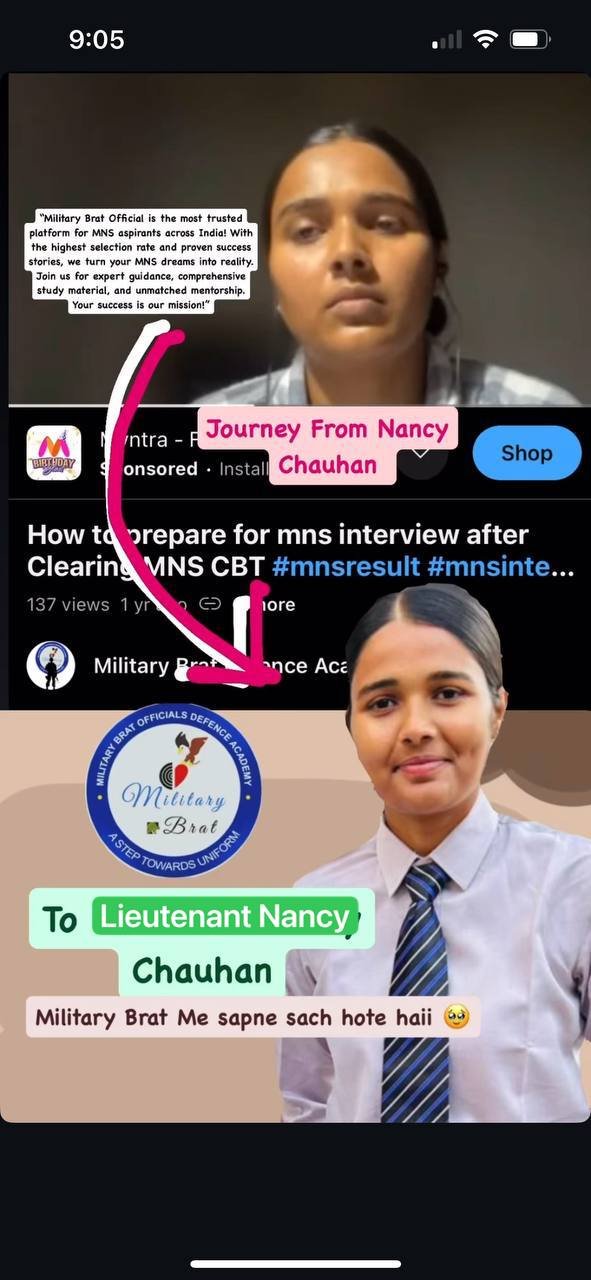 MNS Officer Nancy Chauhan from Haryana