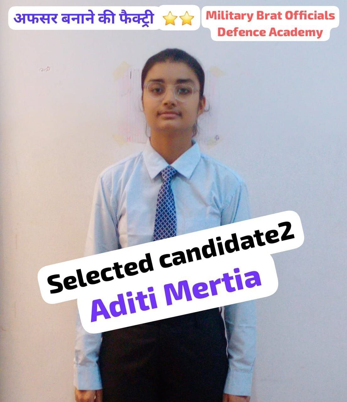 Lt. Aditi Mertia MNS 12th Entry 2025 Military Nursing Service achiever from Rajasthan thumbnail